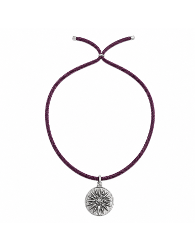 Medalla Sol de Verginia | Collar solar ajustable bohemio