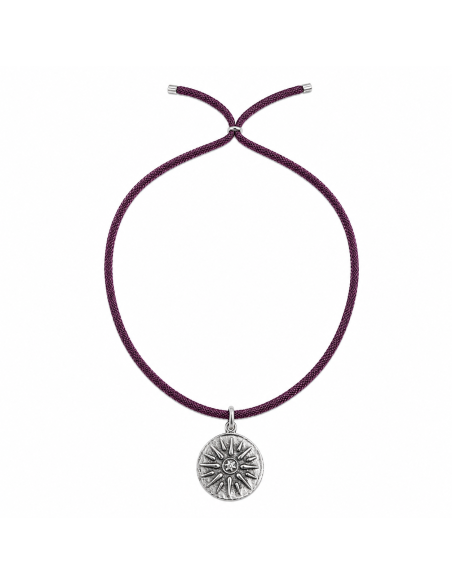 Medalla Sol de Verginia | Collar solar ajustable bohemio