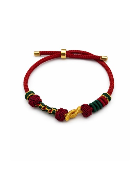 Pulsera Nudo | Pulsera artesanal roja ajustable con simbolismo