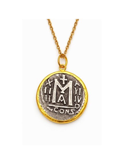 Colgante Moneda Bizantina | Justiniano I | Mis Girasoles
