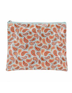 Neceser plano impermeable estampado cachemira paisley