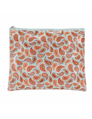 Neceser plano impermeable estampado cachemira paisley
