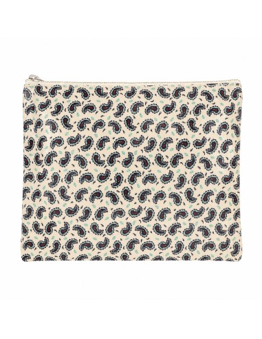 Neceser Plano Impermeable Paisley | Mis Girasoles