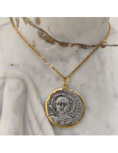 Colgante Moneda Bizantina | Justiniano I | Mis Girasoles 2