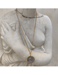 Colgante Moneda Bizantina | Justiniano I | Mis Girasoles
