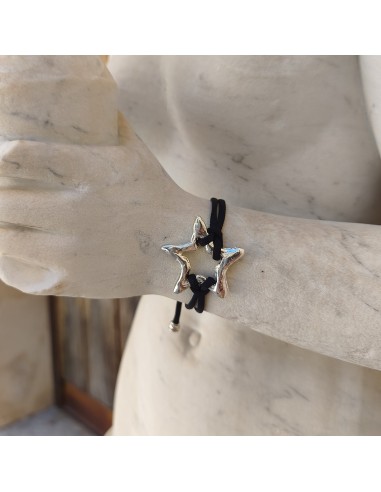 Pulsera estrella ajustable | Pulsera bohemia artesanal