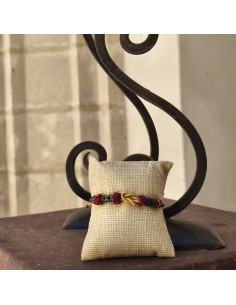 Pulsera Nudo | Pulsera artesanal roja ajustable con simbolismo