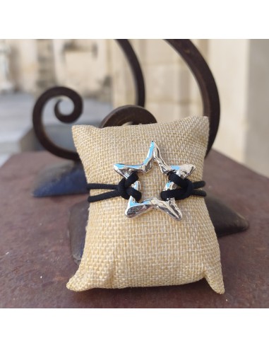 Pulsera estrella ajustable | Pulsera bohemia artesanal