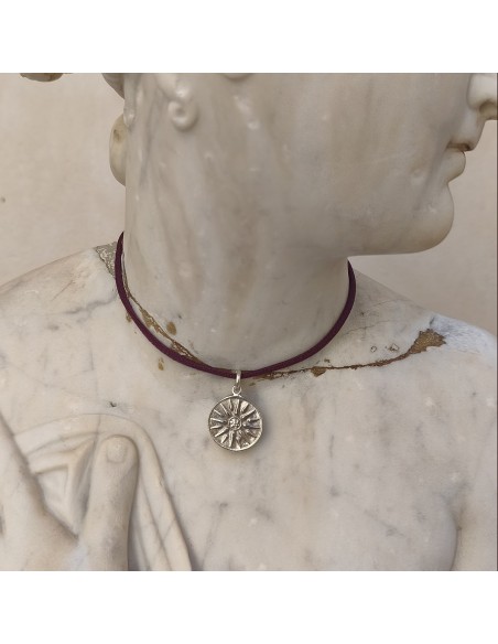 Medalla Sol de Verginia | Collar solar ajustable bohemio