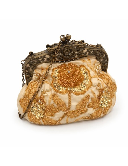 Bolso Clutch Vintage Floral de Fiesta | Mis Girasoles