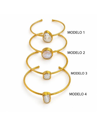 Brazalete Dorado Nácar | Mis Girasoles