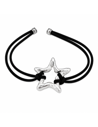 Pulsera estrella ajustable | Pulsera bohemia artesanal